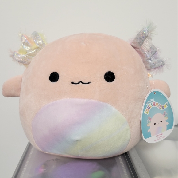 Squishmallows Other - 8" Archie Light Pink LP Axolotl NWT HTF Rare Kellytoy 2021 Axol Squishmallow